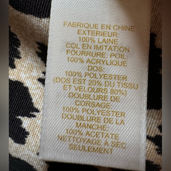 Kate Spade Wool Camel Coat with Large Faux Fur Collar - Picture 2 of 16